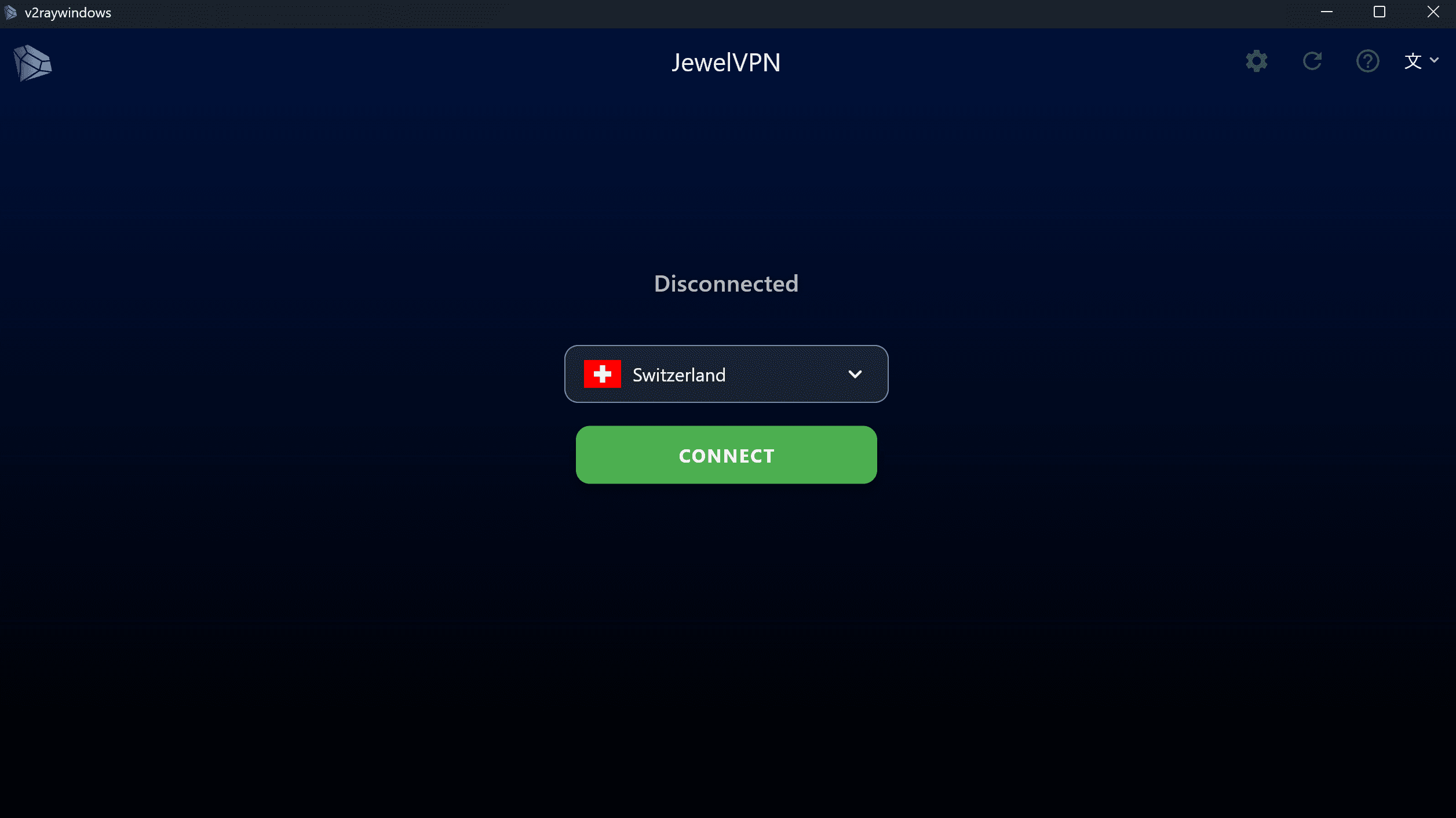 JewelVPN app interface